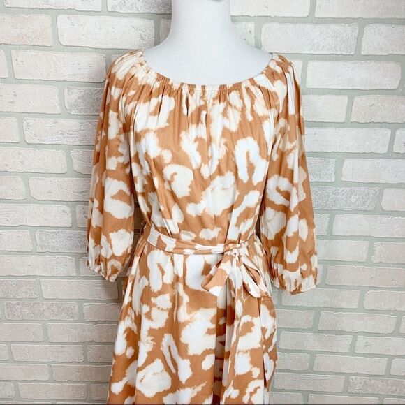 NWT Elizabeth & James Orange Tie Dye Dress XS P13 - Picture 2 of 8